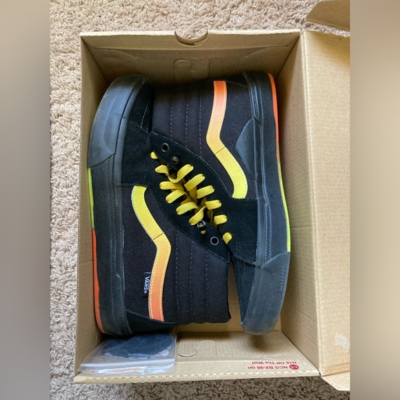 Vans Other - Vans Black and Yellow High-Top Sneakers